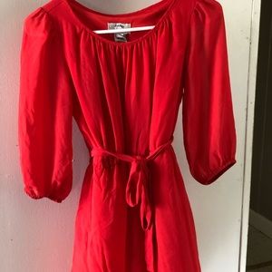 Women’s mini orange dress